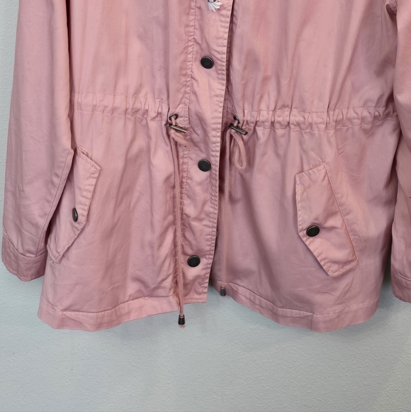Torrid  Twill Anorak Cargo  Hooded Pink Jacket  Womens Plus  2X - Picture 13 of 13